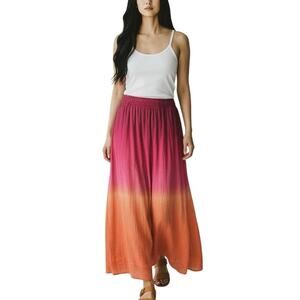 Mudpie Ombre Sunset Maxi Skirt NWT - S